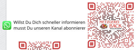 Willst Du Dich schneller informieren, musst Du unseren Kanal abonnieren.