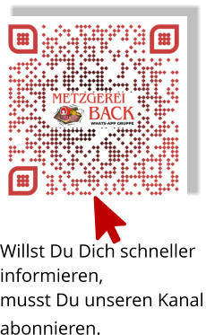Willst Du Dich schneller informieren, musst Du unseren Kanal abonnieren.